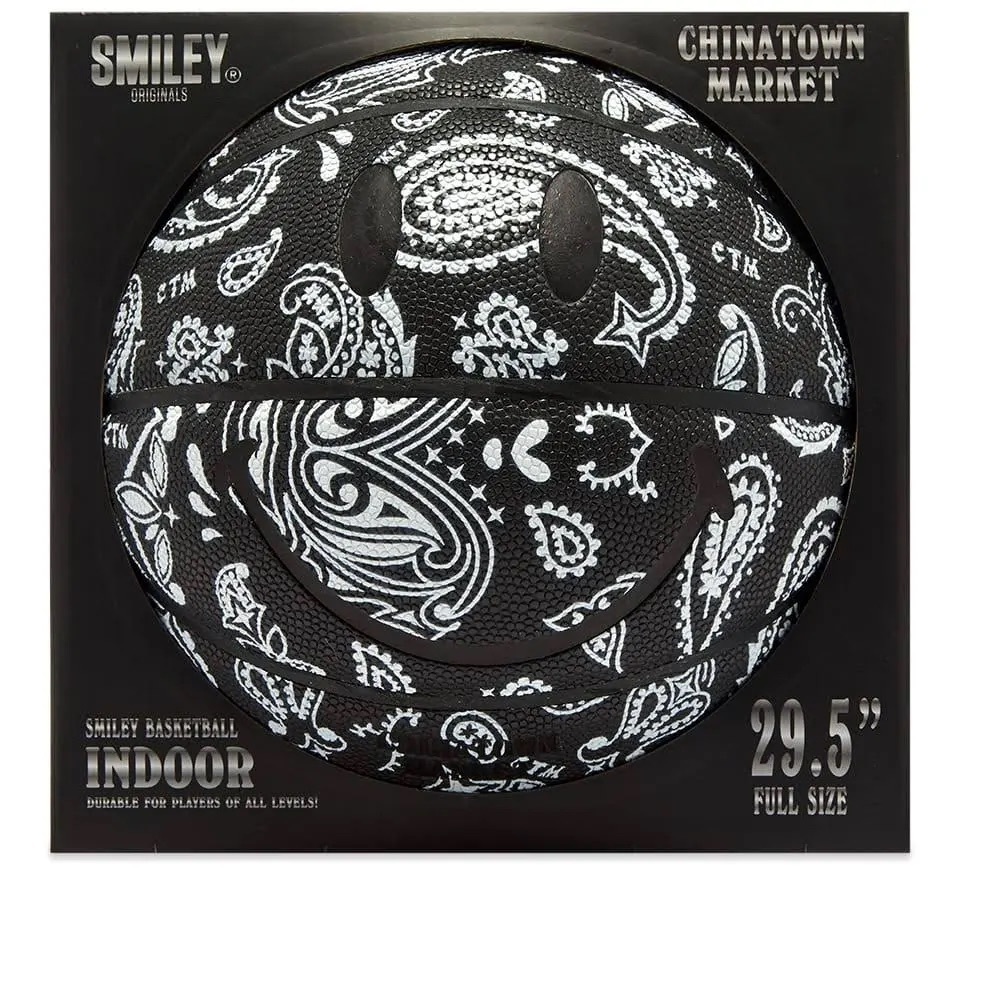 CHINATOWN MARKET PAISLEY SMILEY BASKETBALL